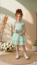 Vestido Blogueirinha Hermione Verde
