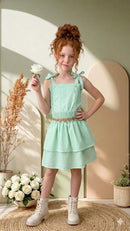 Vestido Blogueirinha Hermione Verde
